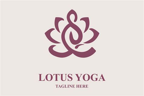 Lotus Flower Yoga Meditation Logo Graphic By Lordottori · Creative Fabrica