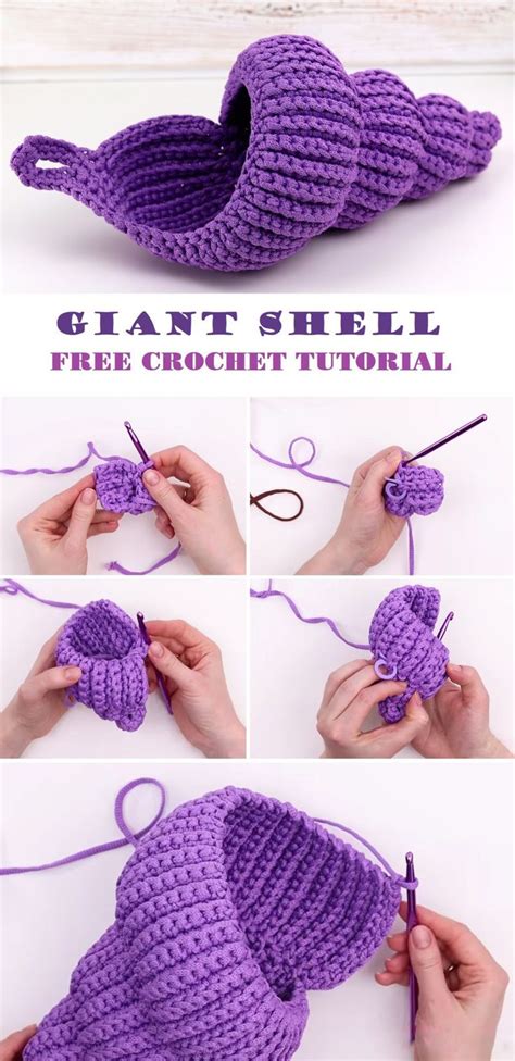 Spiral Shell Free Crochet Patterns Video Diy Magazine E E