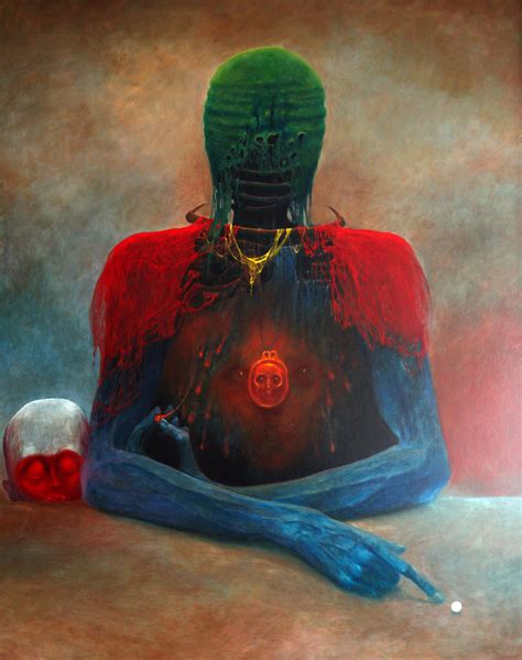 Zdzislaw Beksinski 1929 Sanok 2005 Warsaw Untitled 1973 Online