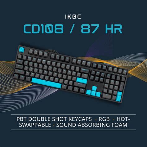 Bàn Phím Cơ Có Dây IKBC CD HR USB RGB Hot Swap Gateron Switc Thế Giới Gear PC