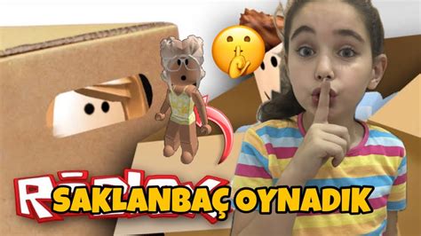 SAKLANBAÇ OYNADIK ELİF İLE ROBLOX Hide AND Seek YouTube