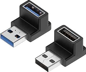 Amazon Herfair 90 Degree USB 3 1 Adapter 2 Pack Right Angle USB