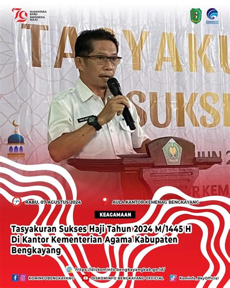 Tasyakuran Sukses Haji Tahun M H Di Kantor Kementerian Agama