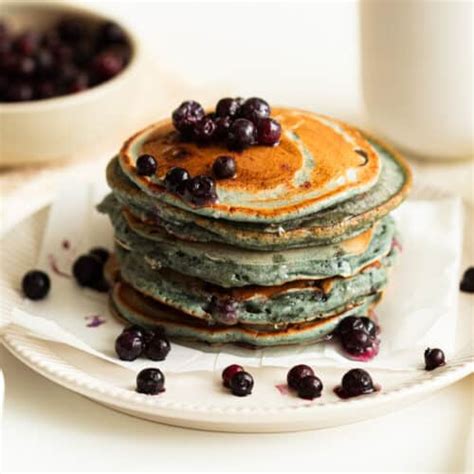 Vegane Blaubeer Pancakes Einfaches Rezept Pflanzlich Gut