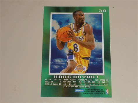 Skybox Ex Kobe Bryant Rookie Rc Ebay