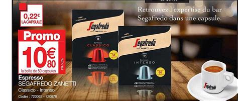 Promo Espresso Segafredo Zanetti Chez Promocash ICatalogue Fr