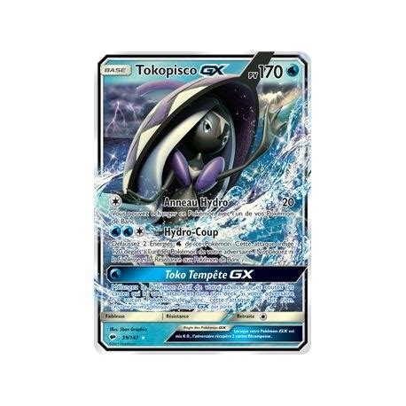 Tokopisco GX carte Pokémon 39 147 Ombres Ardentes