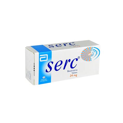 Serc 24 Mg Caja 30 Tabletas