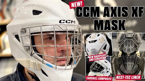 Ccm Axis Xf Mask For Goaltenders Youtube