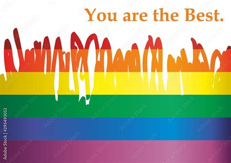 Rainbow Flag Representing Lgbt Pride Lesbian Gay Bisexual And Transgender Lgbt Movement