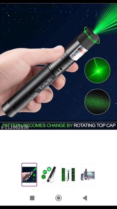 Powerful Laser Pointer And Projectorgreen Laser Pointer With 8 Patterns