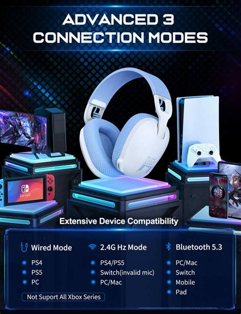 ONIKUMA B2 2 4Ghz Tri Mode 7 1 Surround Sound Lightweight Gaming