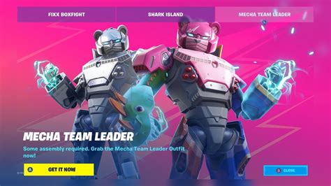 New Mecha Team Leader Skin Has Returned In Fortnite Youtube