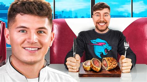 Turning Mrbeast Burger Into A Beef Wellington Ft Mrbeast Youtube