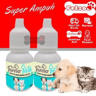 Jual Obat Tetes Telinga Kuping Kucing Anjing Infeksi Radang Bengkak