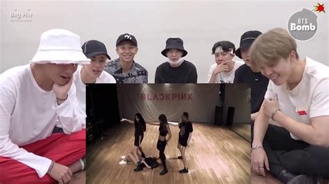 Bts Reaction Blackpink Boombayah Dance Practice Youtube