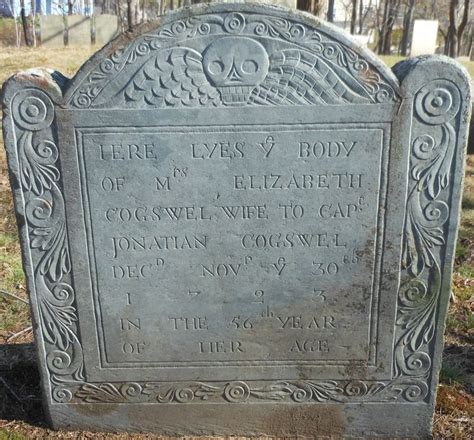 Elizabeth Wainwright Cogswell Find Danforth Grave