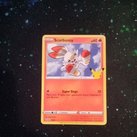 Verified Scorbunny McDonald S 25th Anniversary By Pokemon Cards Whatnot