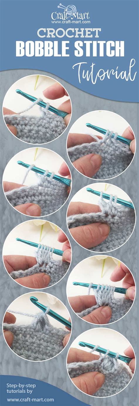 How To Crochet Bobble Stitch Easy Step By Step Tutorial Craft Mart