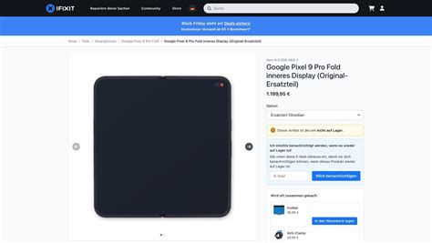 Google Pixel 9 Pro Fold: Запчасти теперь доступны на iFixit, но дисплей ...