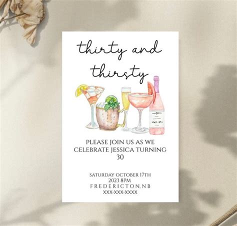 30th Birthday Party Invitation - Etsy