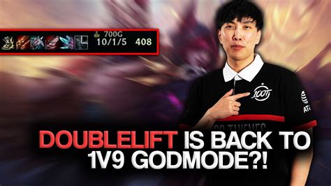 Doublelift Is Back To V Godmode Ft Iwdominatelol Treatz T