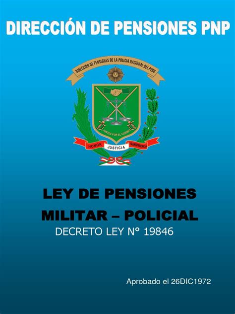 Ley De Pensiones D L 19846 Pdf Pensión Oficial General