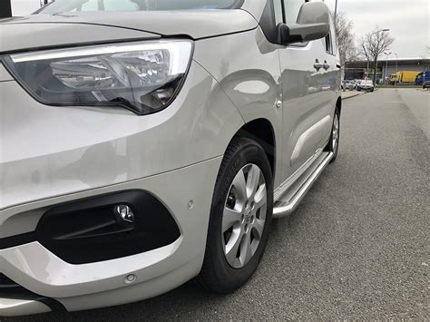 Opel Combo E Heden L Sidebars Rvs Trede Mm Rvs Glans