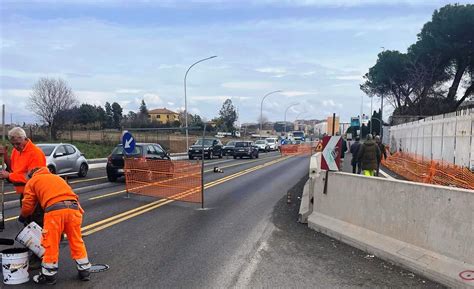 Lavori Sulla Tiburtina Al Via Ultima Deviazione Traffico Senso