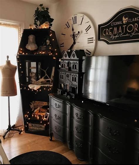 Spooky Home Decor Dark Home Decor Goth Home Decor Halloween Home