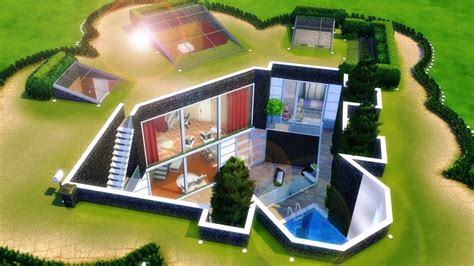 CASA SUBTERRÂNEA Underground House The Sims 4 Speed Build YouTube