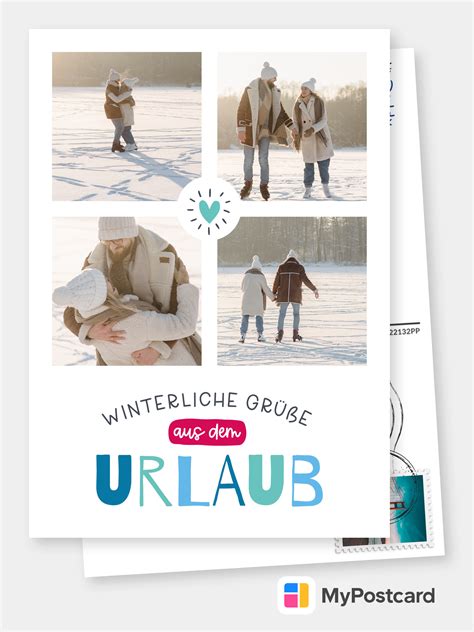 Winter Vacation Cards ☃️ 🏂 🏔️ ⛷️ Send Real Postcards Online