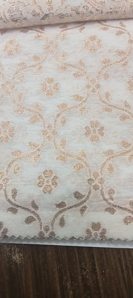 Dyeable Chanderi Jacquard Fabric At Rs 125 Meter Georgette Fabric In