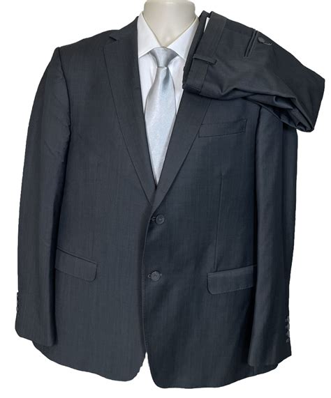 Bespoke Ermenegildo Z Zegna Dark Grey Wool Mohair Sui Gem