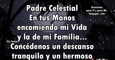 Oraciones para TI y para MÍ Padre Celestial en tus Manos