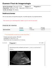 Examen Final de Imagenología MD2T2 MORFOFISIOLOGIA NORMAL I T pdf