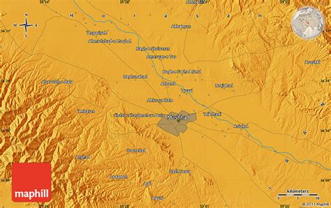 Political Map of Mashhad