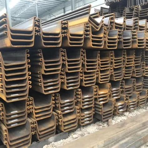As PU U Type Hot Rolled Straight Web Steel Sheet Pile Z Type Water Cold Formed Steel Sheet