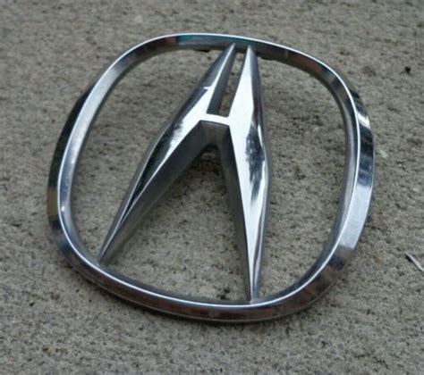 Acura Trunk Emblem Badge Decal Logo Chrome Rsx Tsx Tl Oem Factory