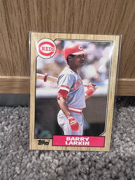 1987 Topps Baseball Card Barry Larkin Rookie Card RC 648 - Etsy