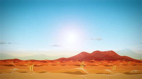 Desert Animation Stock Video Footage for Free Download