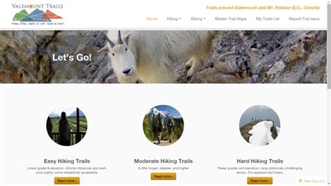 New website highlights Valemount area hiking and biking trails - The ...