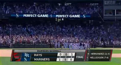 King Felix Hernandez Completes Perfect Game - Lookout Landing