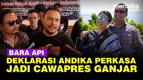 Relawan Bara Api Deklarasi Dorong Andika Perkasa Jadi Cawapres Ganjar