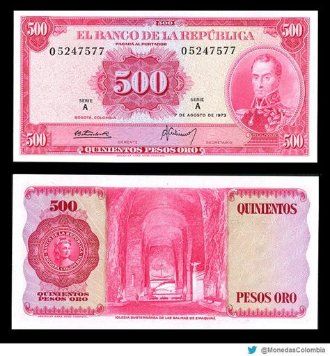 Descomponer Principio Volver A Disparar Billete De 500 Pesos