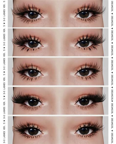 25 Absolutely Stunning Sims 4 Eyelashes Sims 4 CC Eyelashes Mods