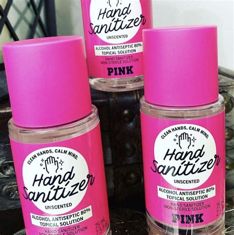 Victorias Secret Pink Hand Sanitizer Review Hand Sanitizer Pink