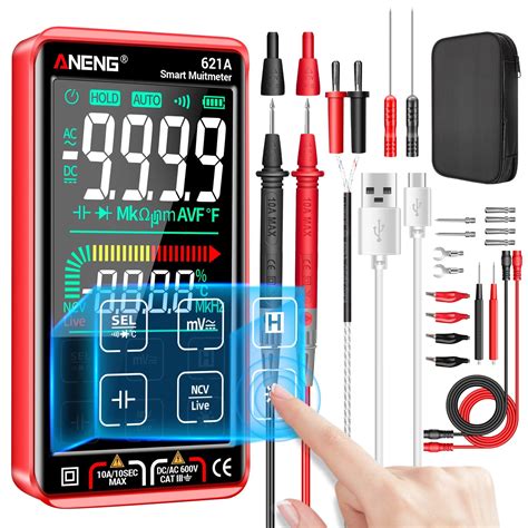 Aneng Digital Multimeter Tester Smart Touch Trms Auto Ranging