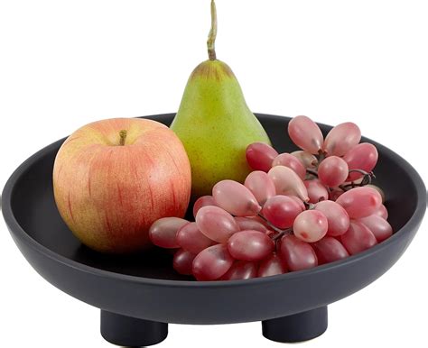 Frutero de cerámica para encimera de cocina cuenco de pedestal de 10