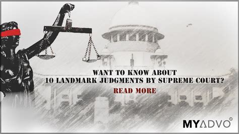 10 Landmark Judgments By The Supreme Court Of India